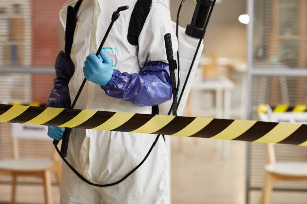 Professional Biohazard technician working in Preston, IA